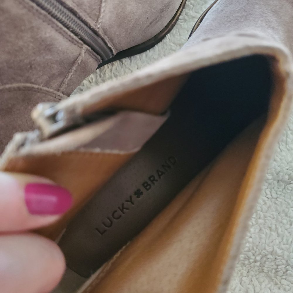 Lucky Brand Ankle Boots sz 9.5 - Picture 5 of 7